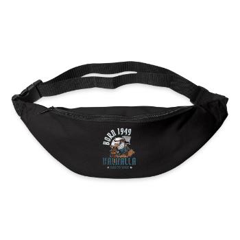 Les fils d’Odin sont nés en 1949 Viking 75e anniversaire - Sac banane - noir - Devant