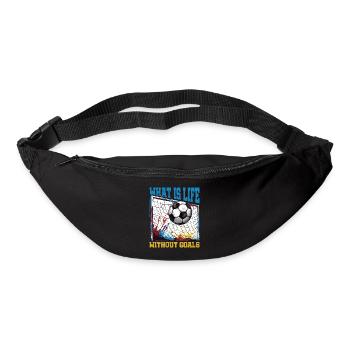 What Is Life Without Goals 14 - Bum bag - black - Front