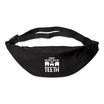Dentist Student Degree Teeth Dentistry - Bum bag - black - Front