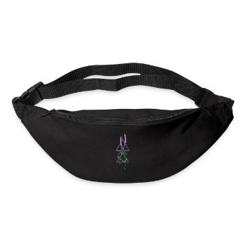 Lavender Garden Plant Fragrance - Bum bag - black - Front