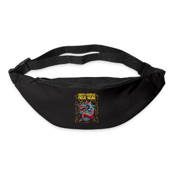 Majestätischer Drache 2024 - Mondneujahrsfeier - Gürteltasche - Schwarz - Vorne