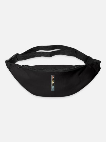 Aikido elegante Kampfkunst Training - Gürteltasche - Schwarz