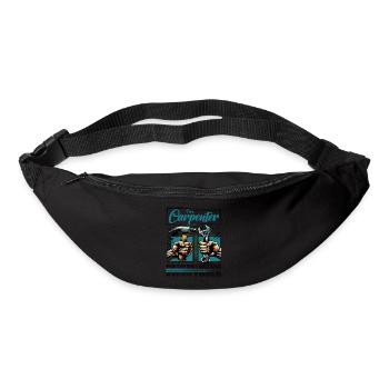 Carpenter Profession Saying Worker - Bum bag - black - Front