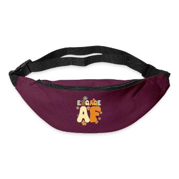 Dedicated friends engagement bride - Bum bag - burgundy - Front