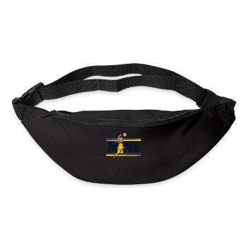 Mine Volleyball Player Volleyball Freak Volleyball - Bum bag - black - Front