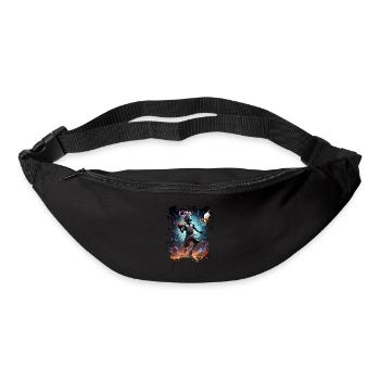 Basketball Unicorn Graffiti Splash - Bum bag - black - Front
