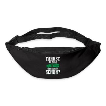 Tankst Du Noch Oder Lädst Du Schon? - Gürteltasche - Schwarz - Vorne