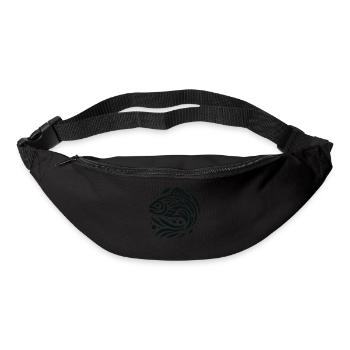 Saumon Amérindien Zodiaque - Sac banane - noir - Devant