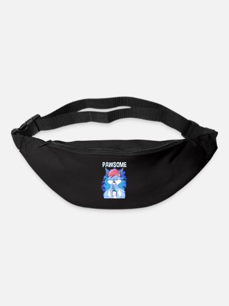 Pawsome I Furry Fandom Cospaly - Gürteltasche - Schwarz