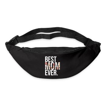 Maman cadeau fête des mères anniversaire maman - Sac banane - noir - Devant