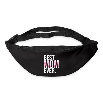Maman cadeau fête des mères anniversaire maman - Sac banane - noir - Devant