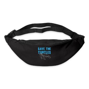 Protects Turtles Eco-Conscious Gift - Bum bag - black - Front