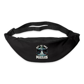 Puzzle Lover Jigzaw Puzzle Brettspiel Puzzler - Gürteltasche - Schwarz - Vorne