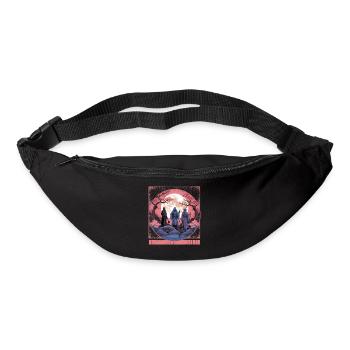 Samurai Ghost Sweatshirt, Haunted Sakura Tee, - Bum bag - black - Front