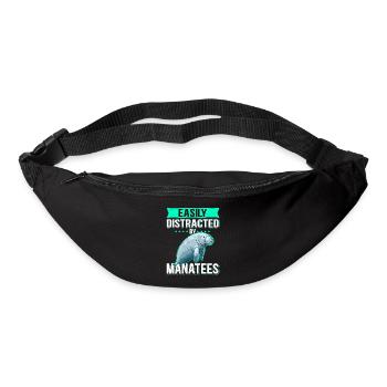 Manatee Manatee Manatee Manatee Manatee Gift - Bum bag - black - Front