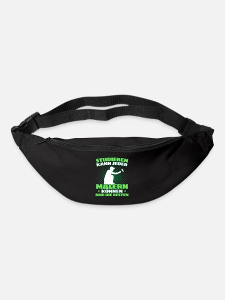 Maler Meister Spruch - Lustiges Maler Spruch - Gürteltasche - Schwarz