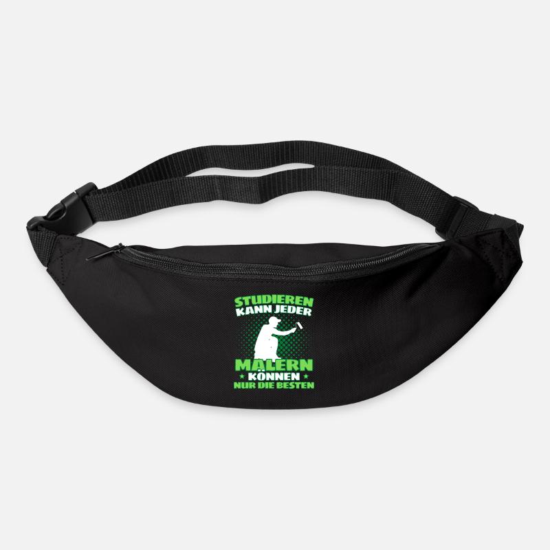 Maler Meister Spruch - Lustiges Maler Spruch - Gürteltasche - Schwarz