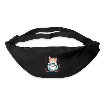 It's time to wake up, cat humor! - Bum bag - black - Front