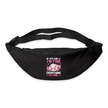 Funny Blobfish Sea Creature - Bum bag - black - Front