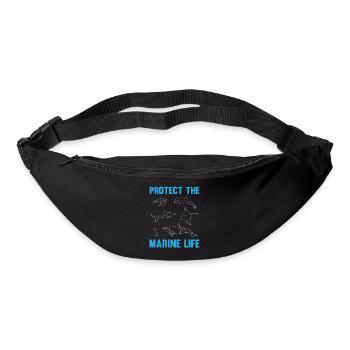 Sagittarius Marine Life Ocean Awareness - Bum bag - black - Front