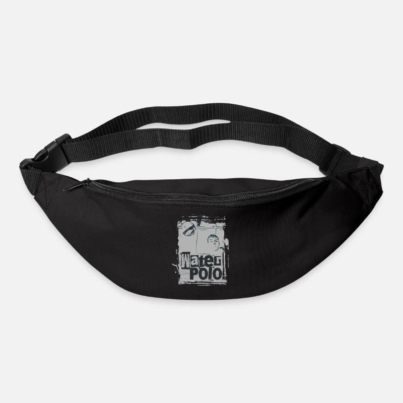 Wasserball minimalistisch - Gürteltasche - Schwarz