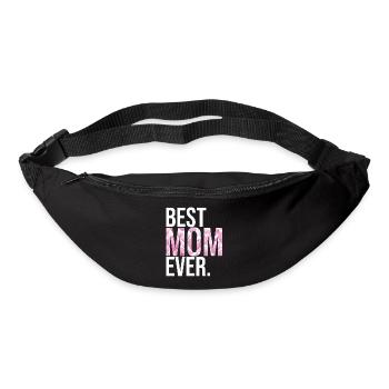 Maman cadeau fête des mères anniversaire maman - Sac banane - noir - Devant