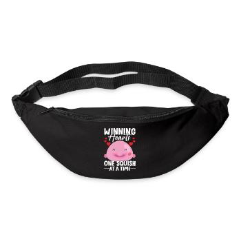 Lustiger Blobfisch Meerestier - Gürteltasche - Schwarz - Vorne