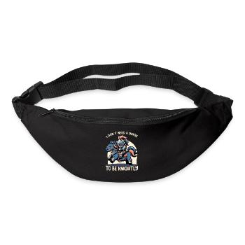 Ritterritter Mittelalterliche Renaissance-rüstung - Gürteltasche - Schwarz - Vorne