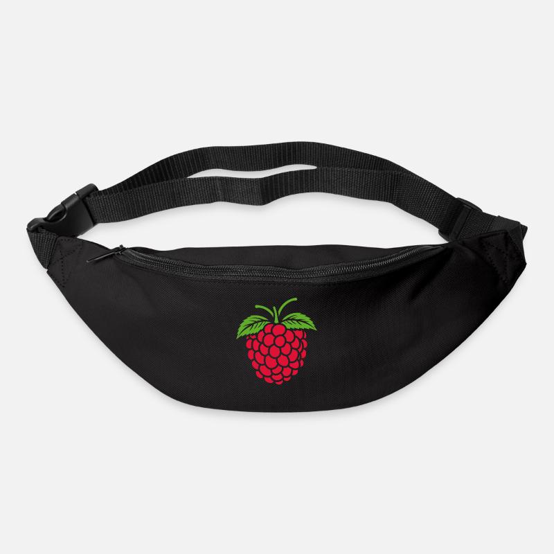 Himbeere - Gürteltasche - Schwarz