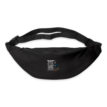 Doberman Dog Dogs Pet Gift - Bum bag - black - Front