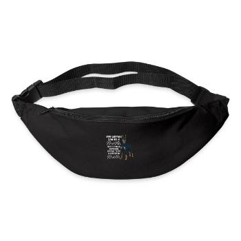 Doberman - Bum bag - black - Front