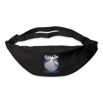 Let’s Ski Snowflake Itinéraires de ski cristallin - Sac banane - noir - Devant