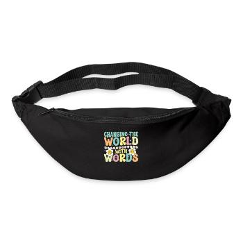 Groovy Speech Language Pathologist SLP - Bum bag - black - Front