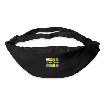 Easter Egg hunt Spring Beginning - Bum bag - black - Front