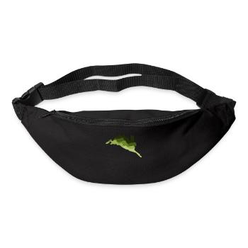 Hase Waldgeist - Natur Harmonie - Gürteltasche - Schwarz - Vorne