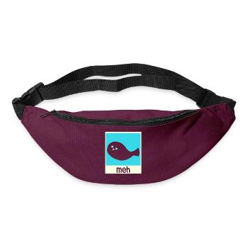 Drôle de poisson Sacabambaspi Meme - Sac banane - bordeaux  - Devant