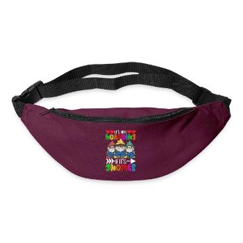 Garden Gnomes Gardening - Bum bag - burgundy - Front