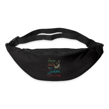 Happy last day of school, school secretary - Bum bag - black - Front