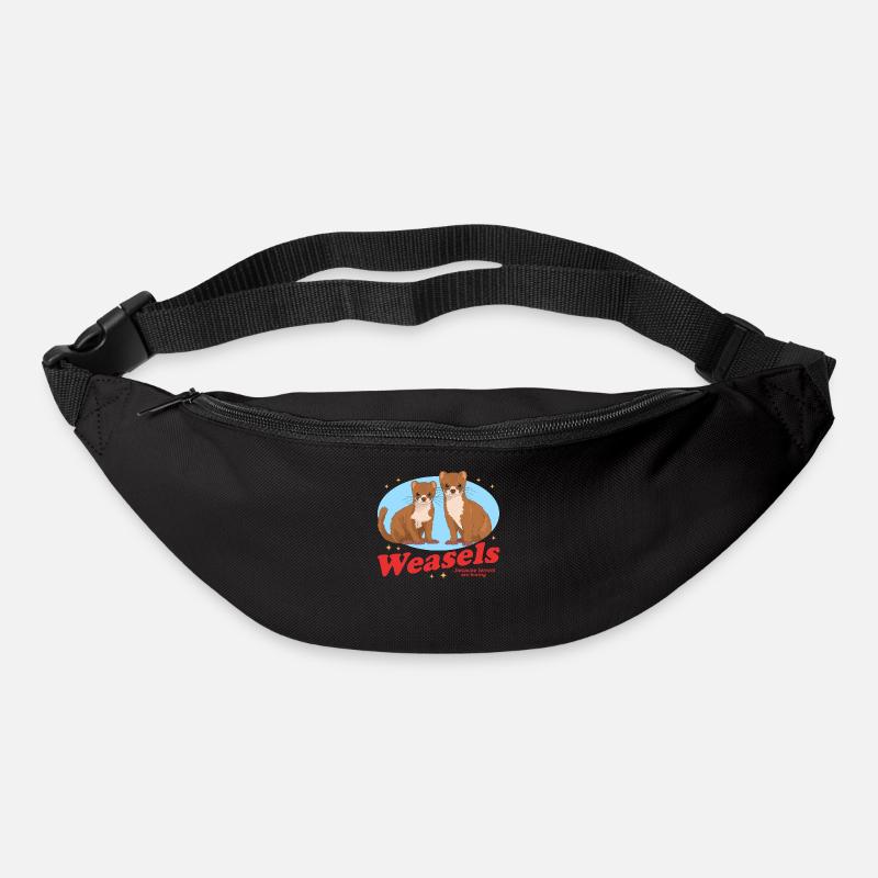 Weasel Hermännchen Mouse Weasel Gift - Bum bag - black
