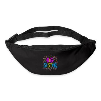 GRANDE SOEUR - Sac banane - noir - Devant