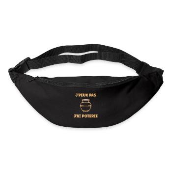 Poterie - Sac banane - noir - Devant