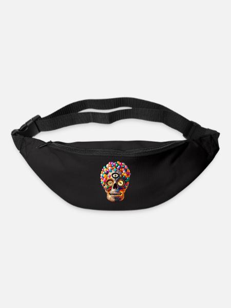 Fiesta Glow Skull T Shirt Albuquerque Balloon - Bum bag - black