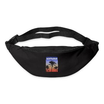 Scottsdale Arizona Sonnenuntergang Urlaub Souvenir Palme - Gürteltasche - Schwarz - Vorne