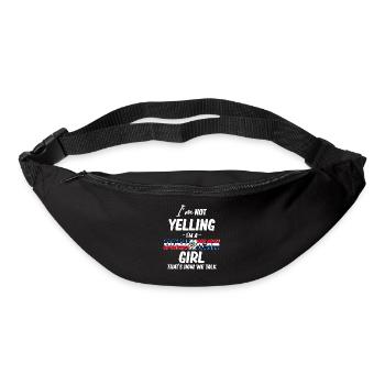 I'm not screaming, I'm a Dominican - Bum bag - black - Front