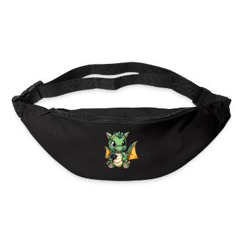Cute Dragon Gamer Gaming Dragon Lover - Bum bag - black - Front