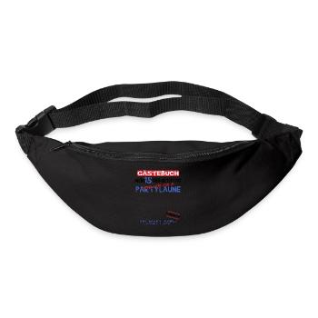 15th Birthday Girl & Boy Guestbook - Bum bag - black - Front