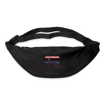 15th Birthday Girl & Boy Guestbook - Bum bag - black - Front