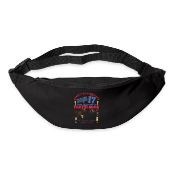 Livre d’or 17e anniversaire fille et garçon - Sac banane - noir - Devant