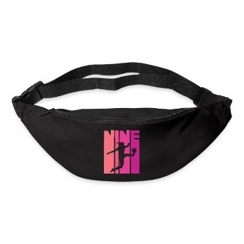 Footballer Soccer 9th Birthday - Bum bag - black - Front