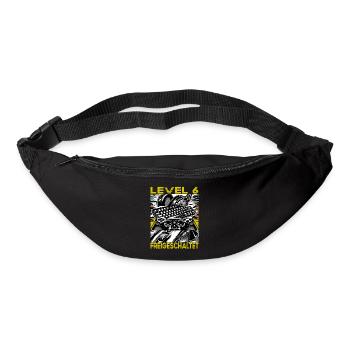 Niveau d’anniversaire 6 Jeux et joueurs débloqués - Sac banane - noir - Devant